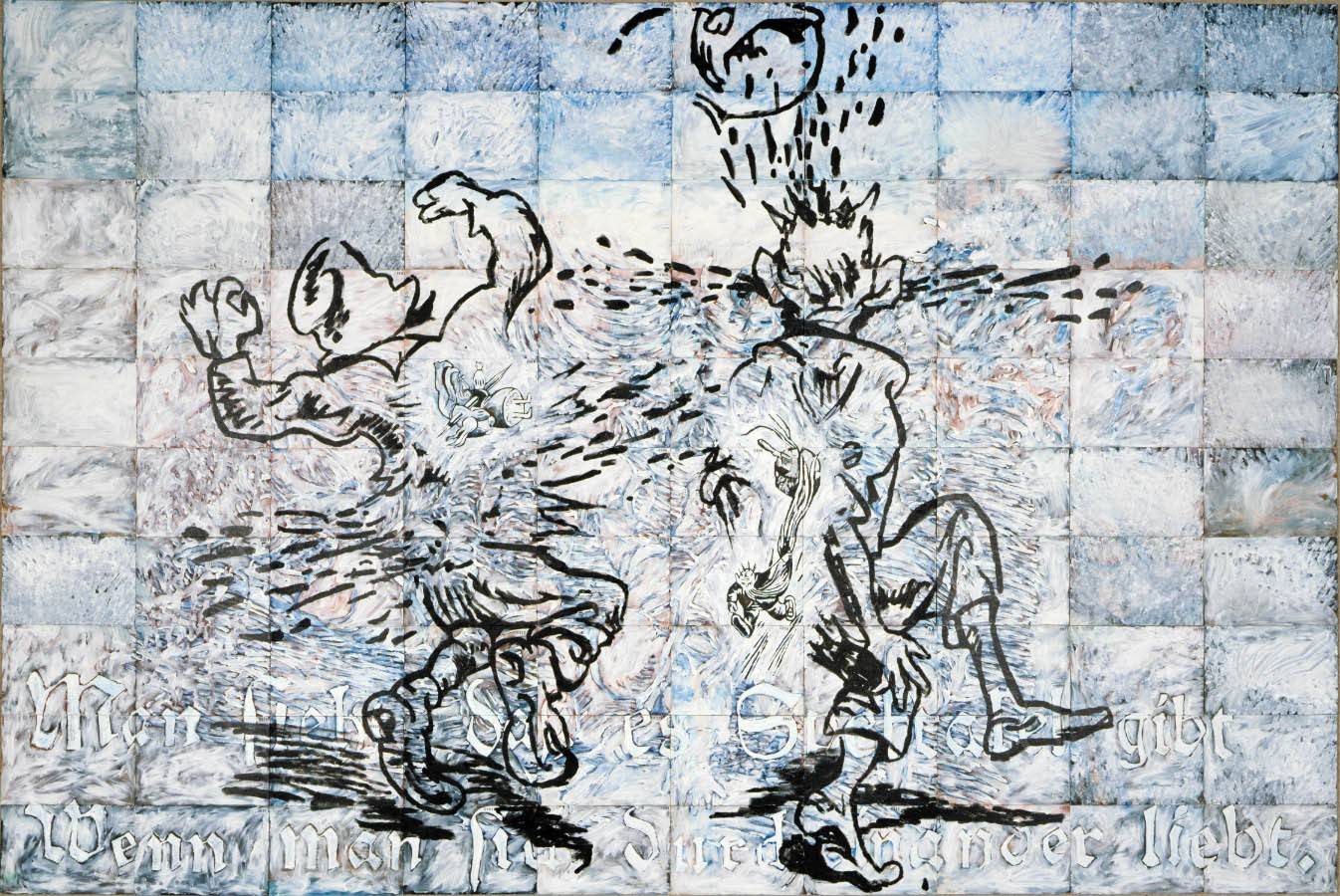 Imants Tillers: Nature Speaks installation view